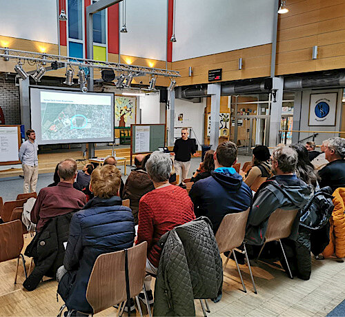 Entwicklung Alpenstraße – Lebhafte Diskussionen bei der abschließenden Beteiligungswerkstatt am 16. März